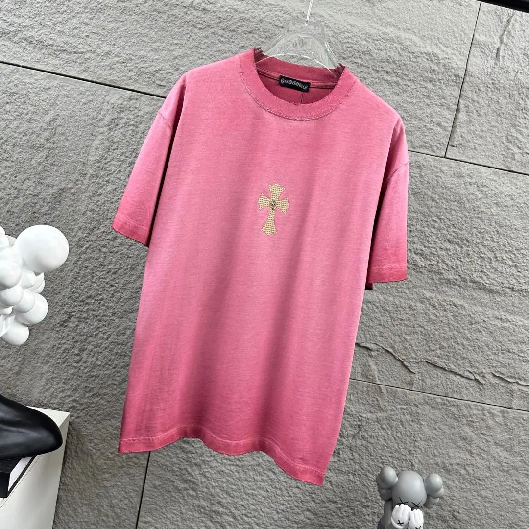 Chrome Hearts Distressed Washed Cotton T-Shirt D15019707 — view 3