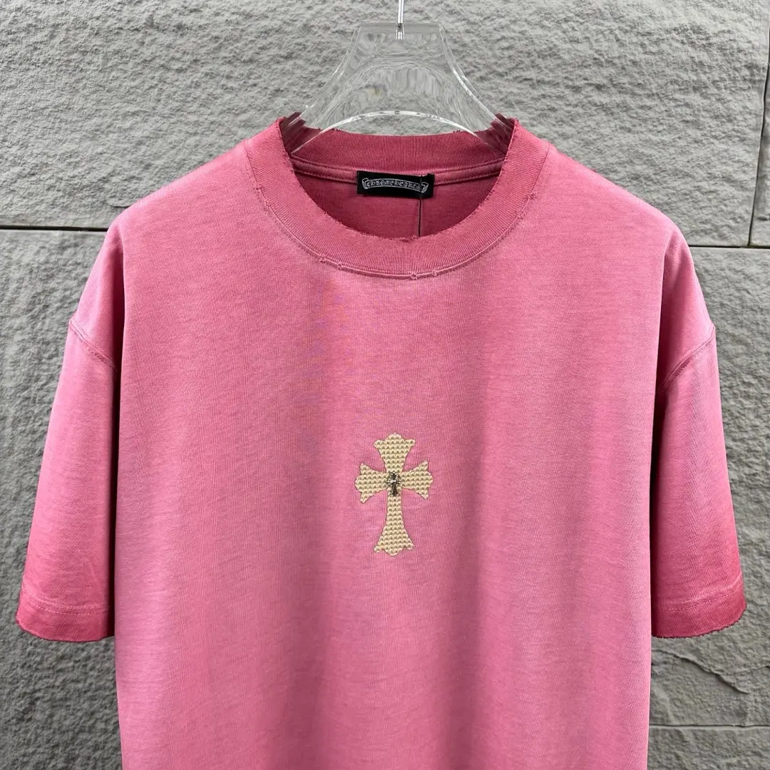 Chrome Hearts Distressed Washed Cotton T-Shirt D15019707 — view 4