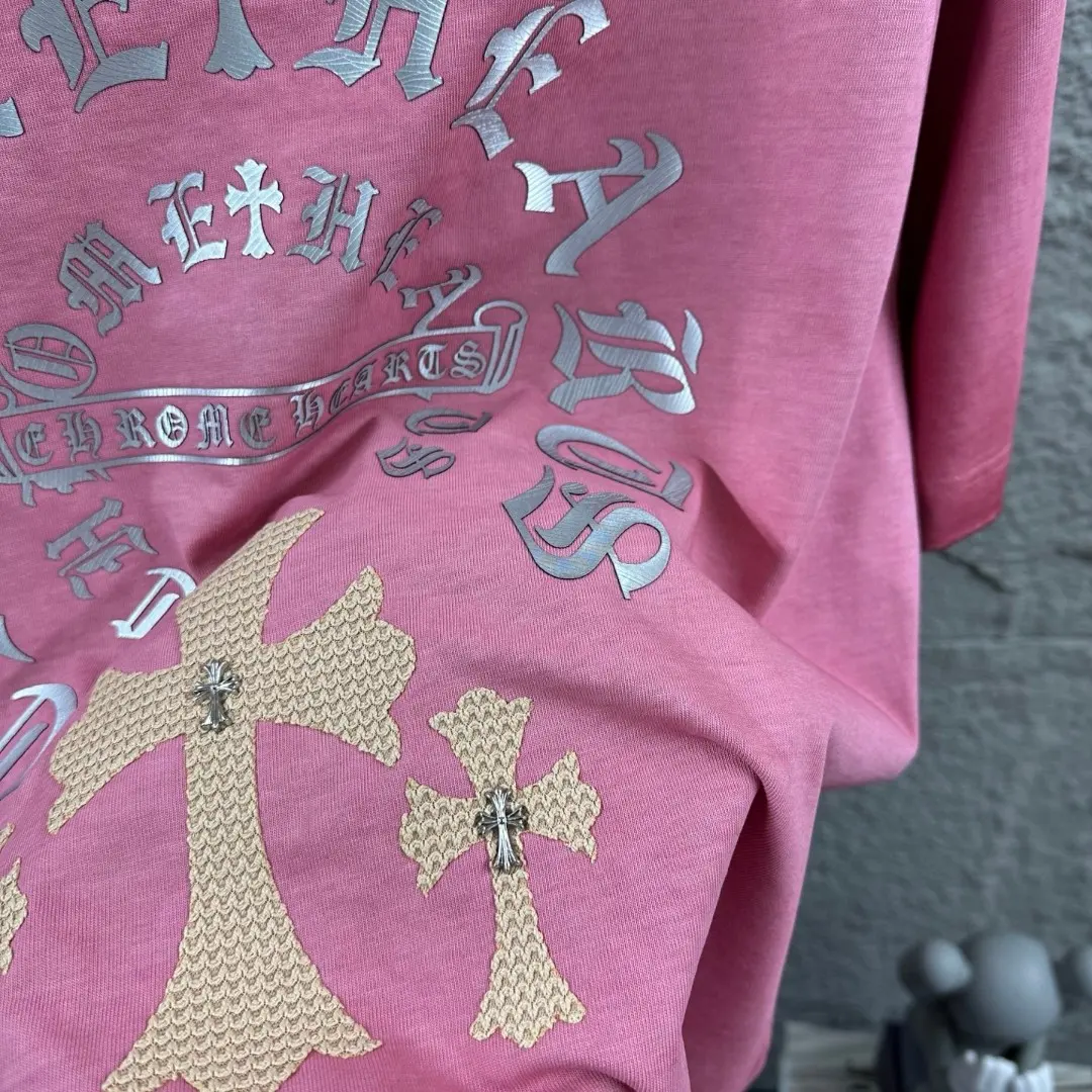 Chrome Hearts Distressed Washed Cotton T-Shirt D15019707 — view 6