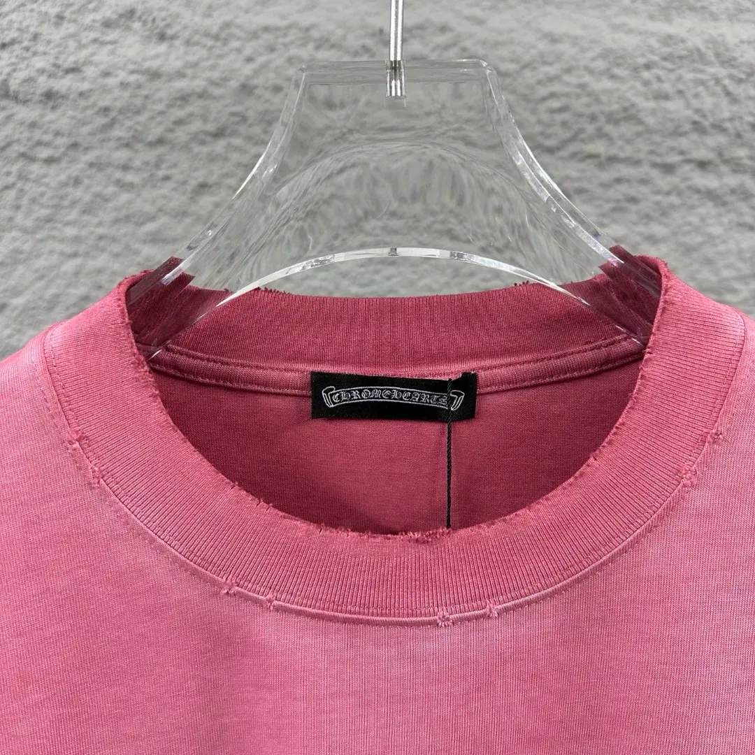 Chrome Hearts Distressed Washed Cotton T-Shirt D15019707 — view 9