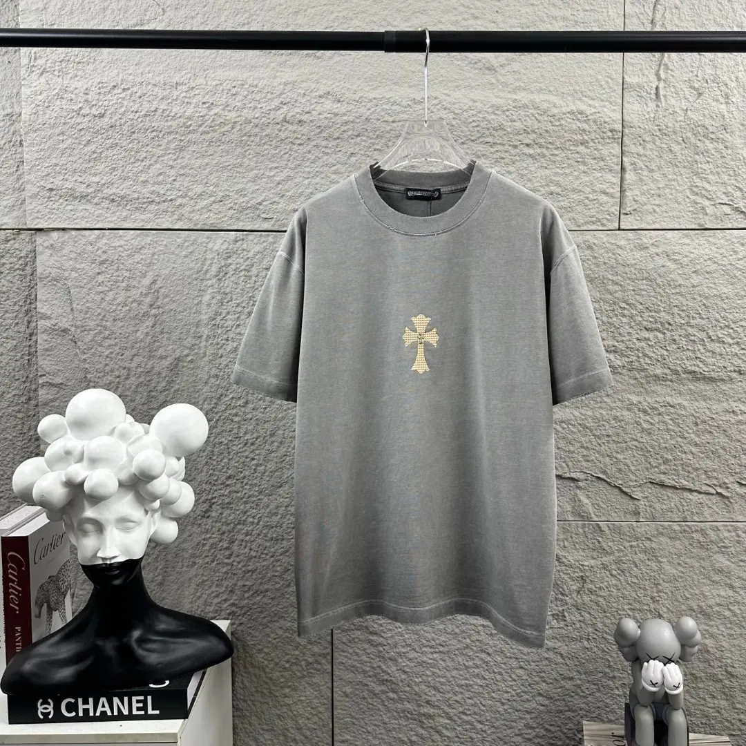 Chrome Hearts Distressed Logo Cotton T-Shirt D15019705 — view 2