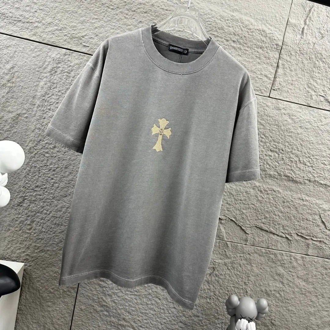 Chrome Hearts Distressed Logo Cotton T-Shirt D15019705 — view 9