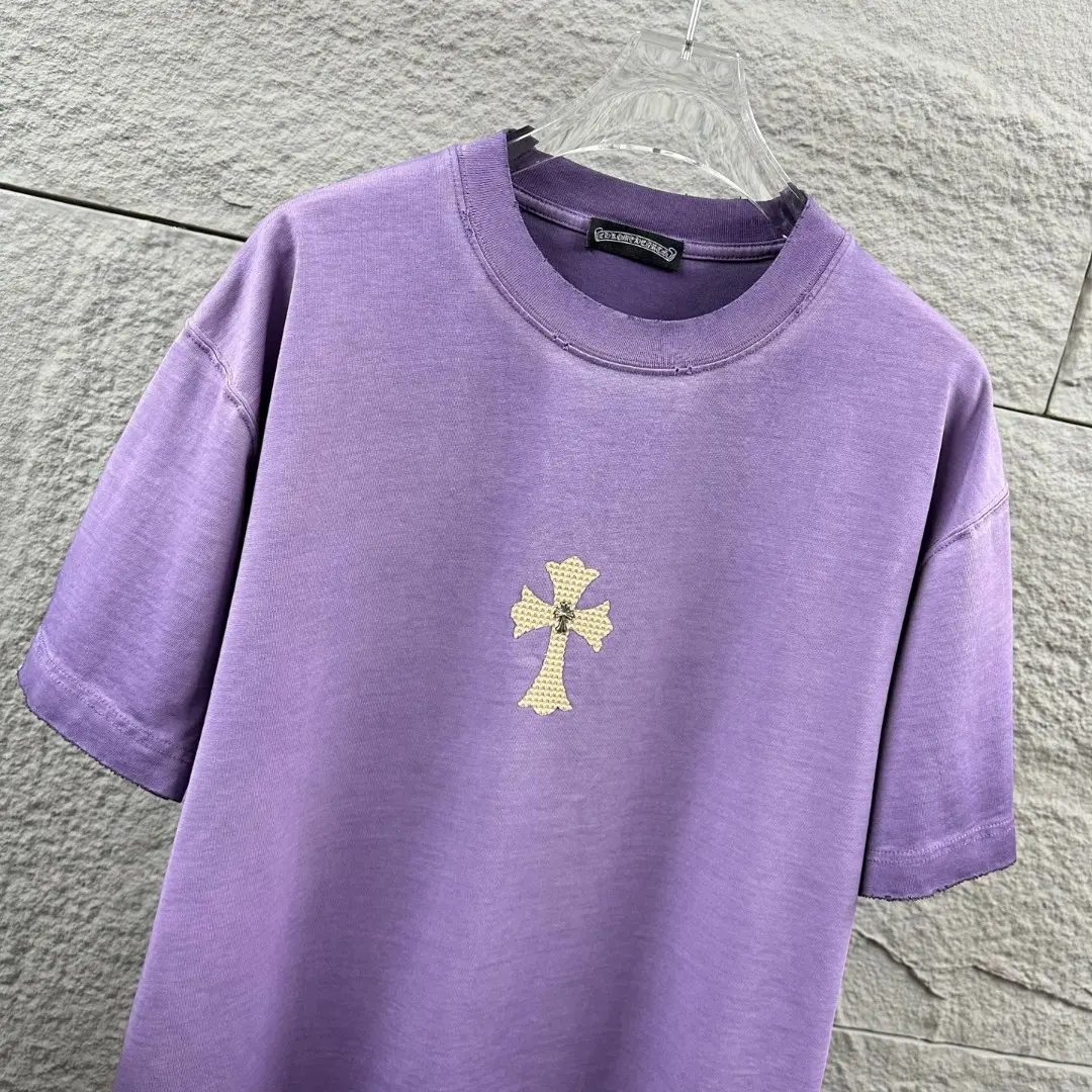 Chrome Hearts Distressed Washed Cotton T-Shirt D15019706 — view 3