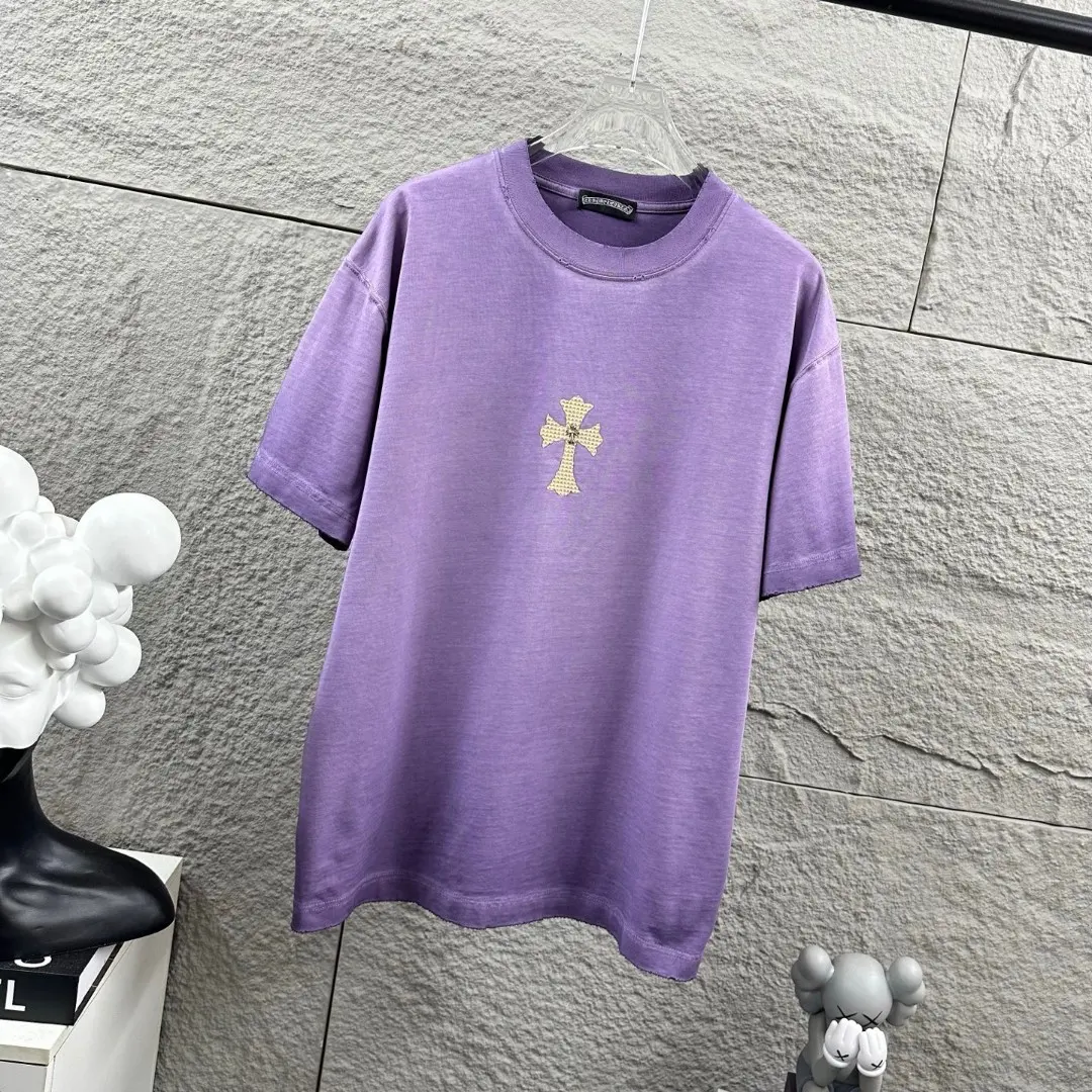 Chrome Hearts Distressed Washed Cotton T-Shirt D15019706 — view 9
