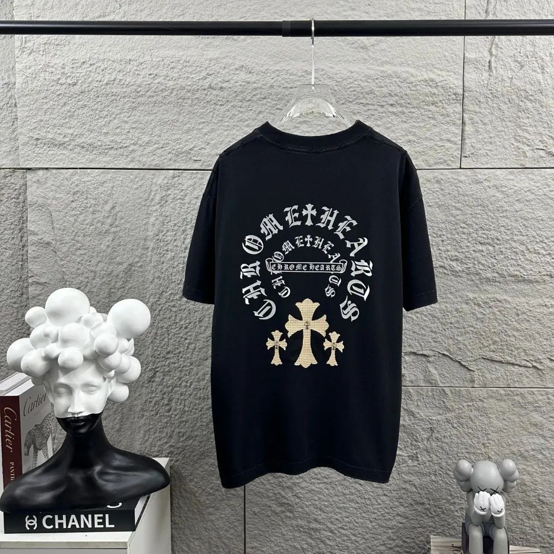 Chrome Hearts Distressed Cross Patch T-Shirt D15019704 — view 2