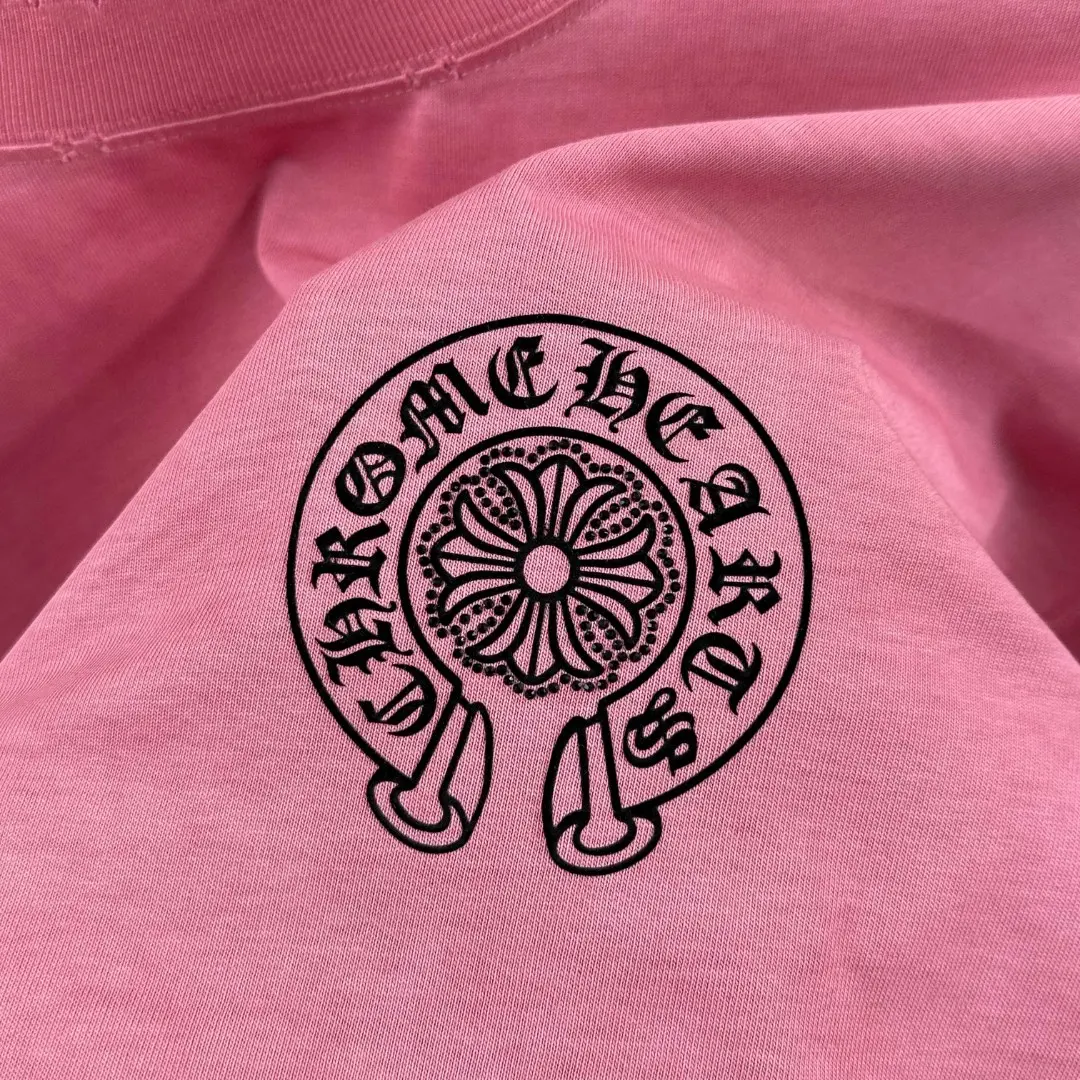 Chrome Hearts Distressed Flocked Logo T-Shirt D15019717 — view 4