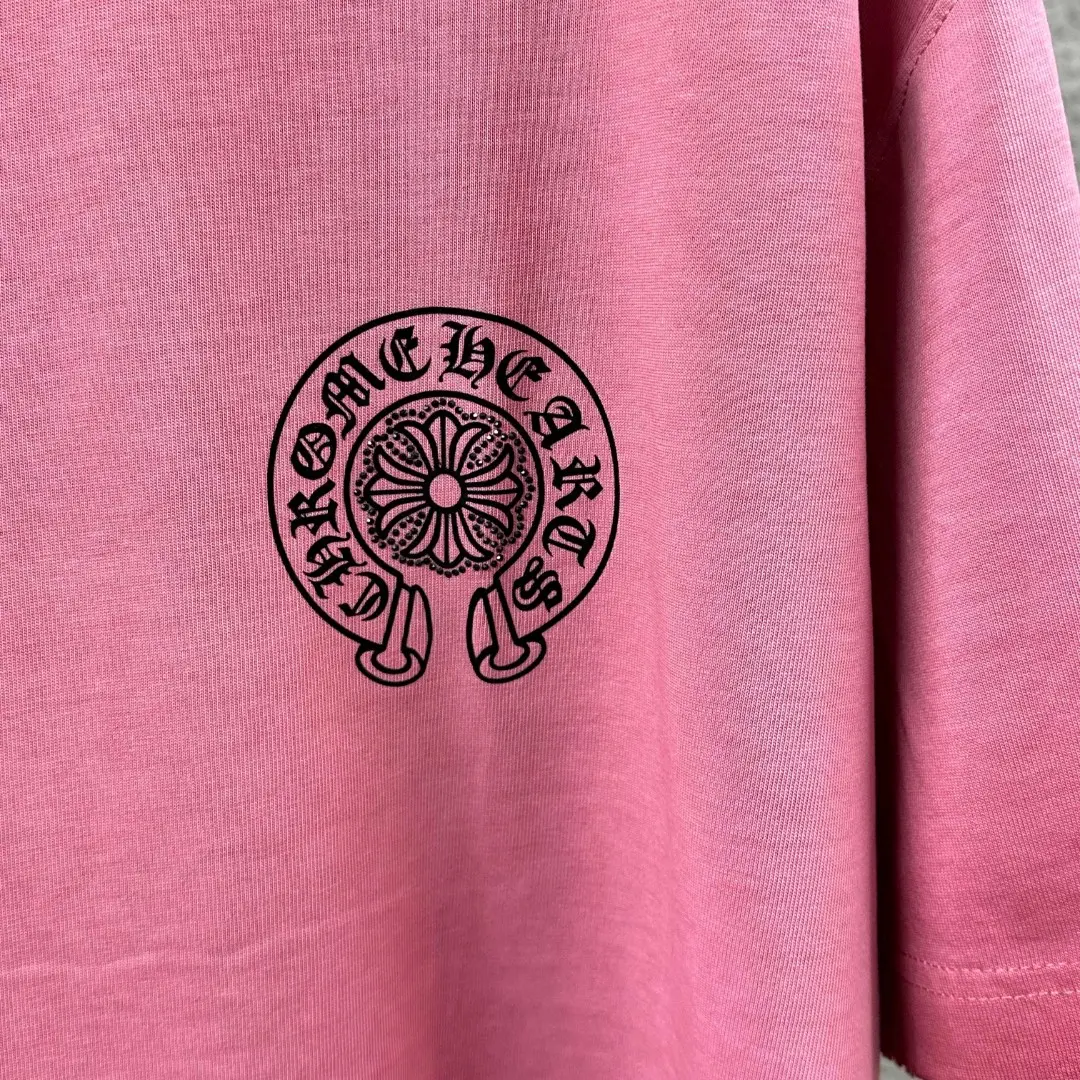 Chrome Hearts Distressed Flocked Logo T-Shirt D15019717 — view 8