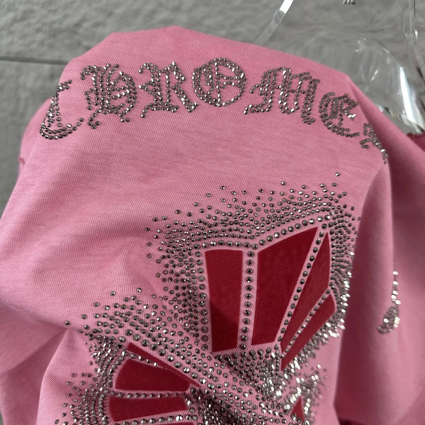 Chrome Hearts Rhinestone Cross Distressed T-Shirt D15019729 — view 6