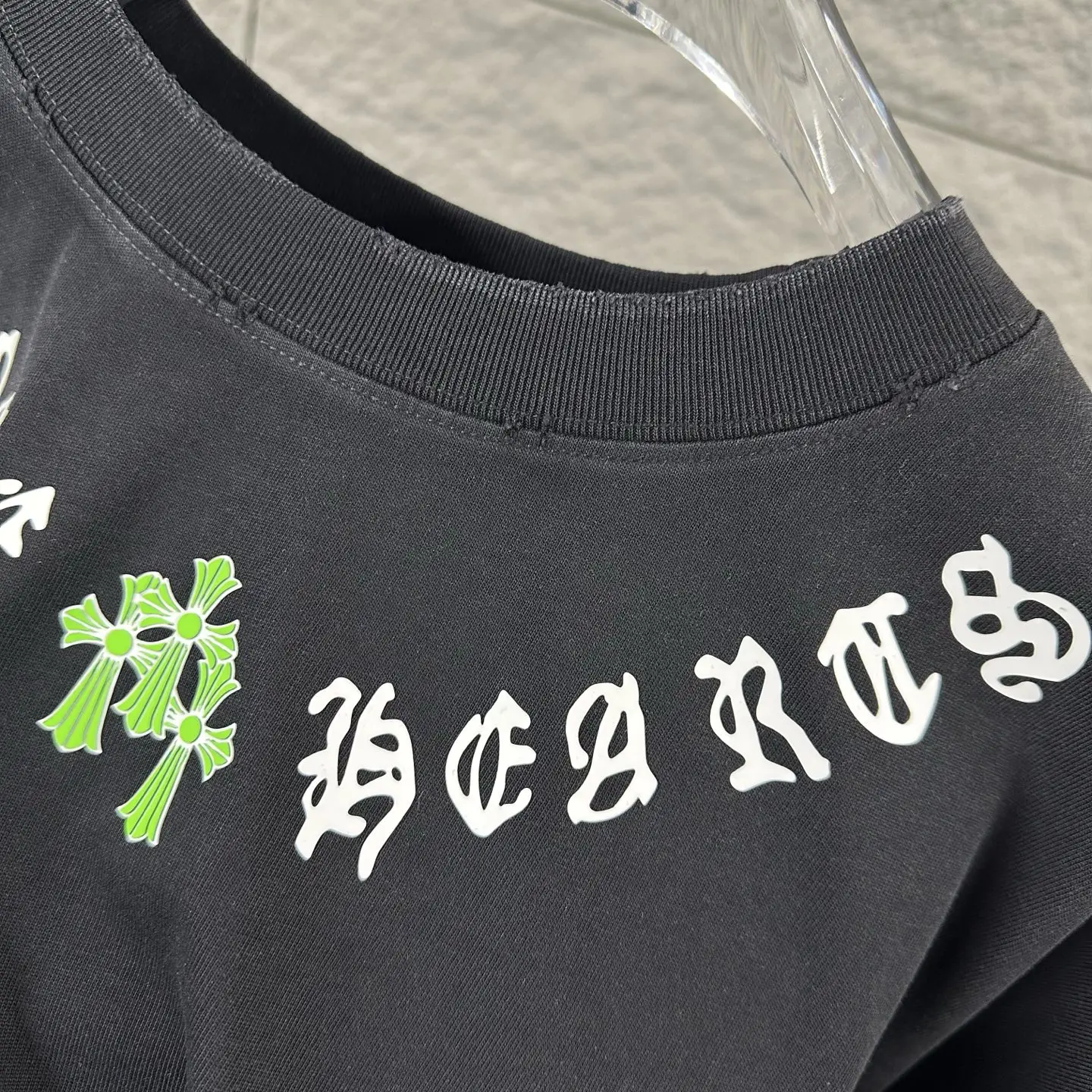 Distressed Logo-Print Cotton T-Shirt D15019739 — view 5
