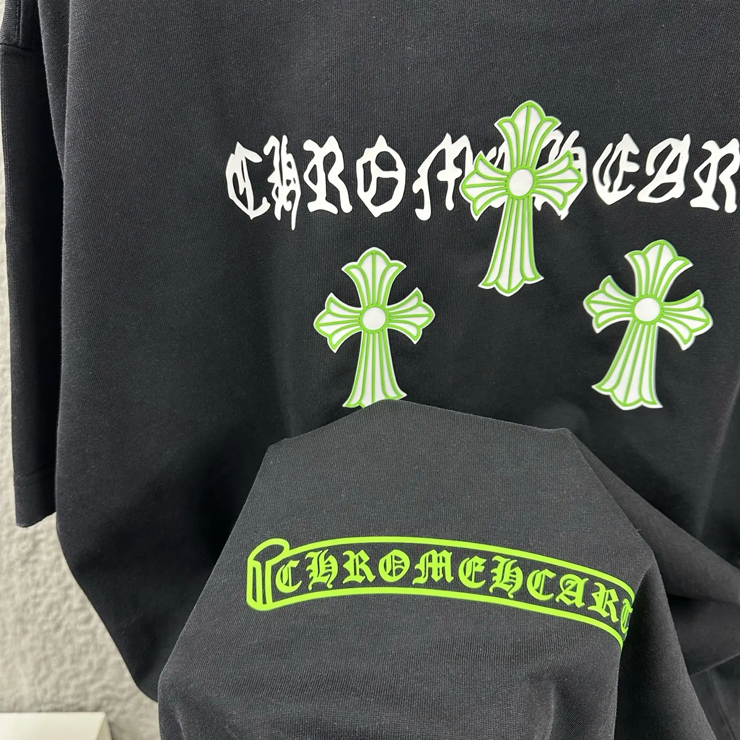 Distressed Logo-Print Cotton T-Shirt D15019739 — view 6