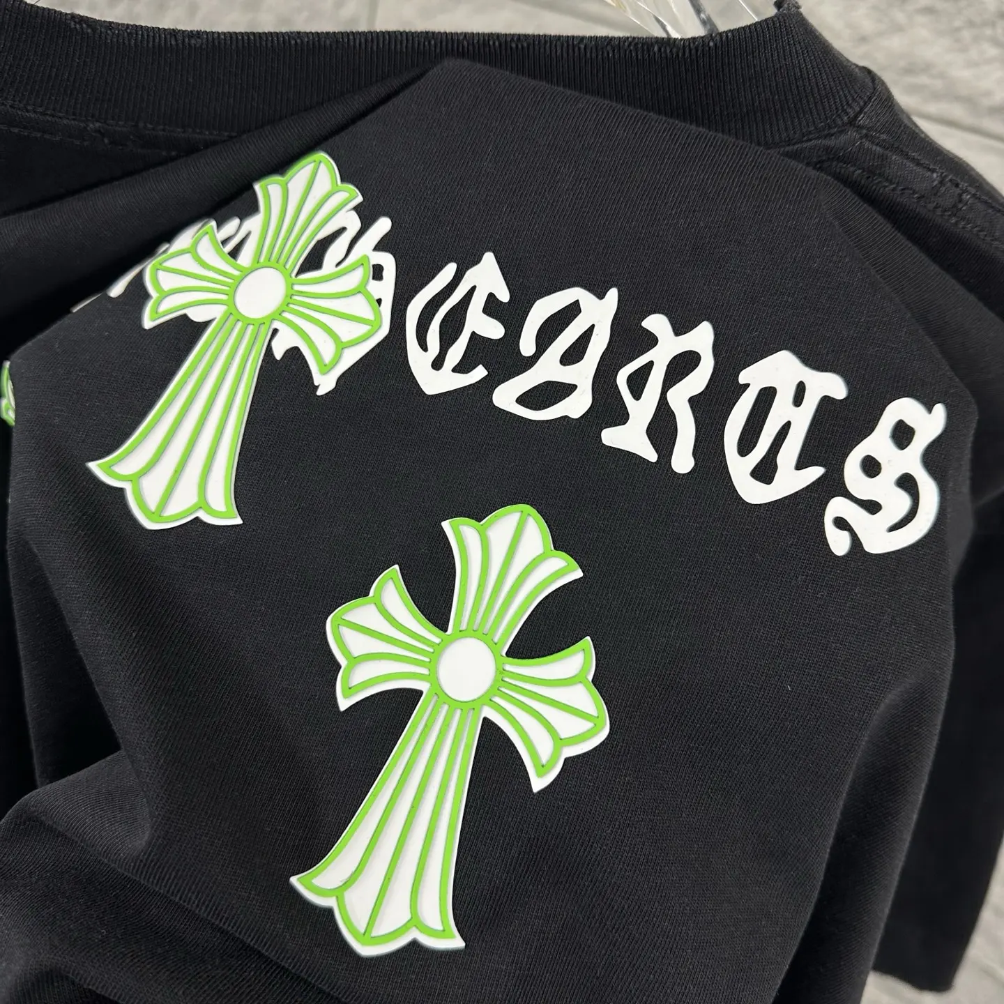 Distressed Logo-Print Cotton T-Shirt D15019739 — view 8