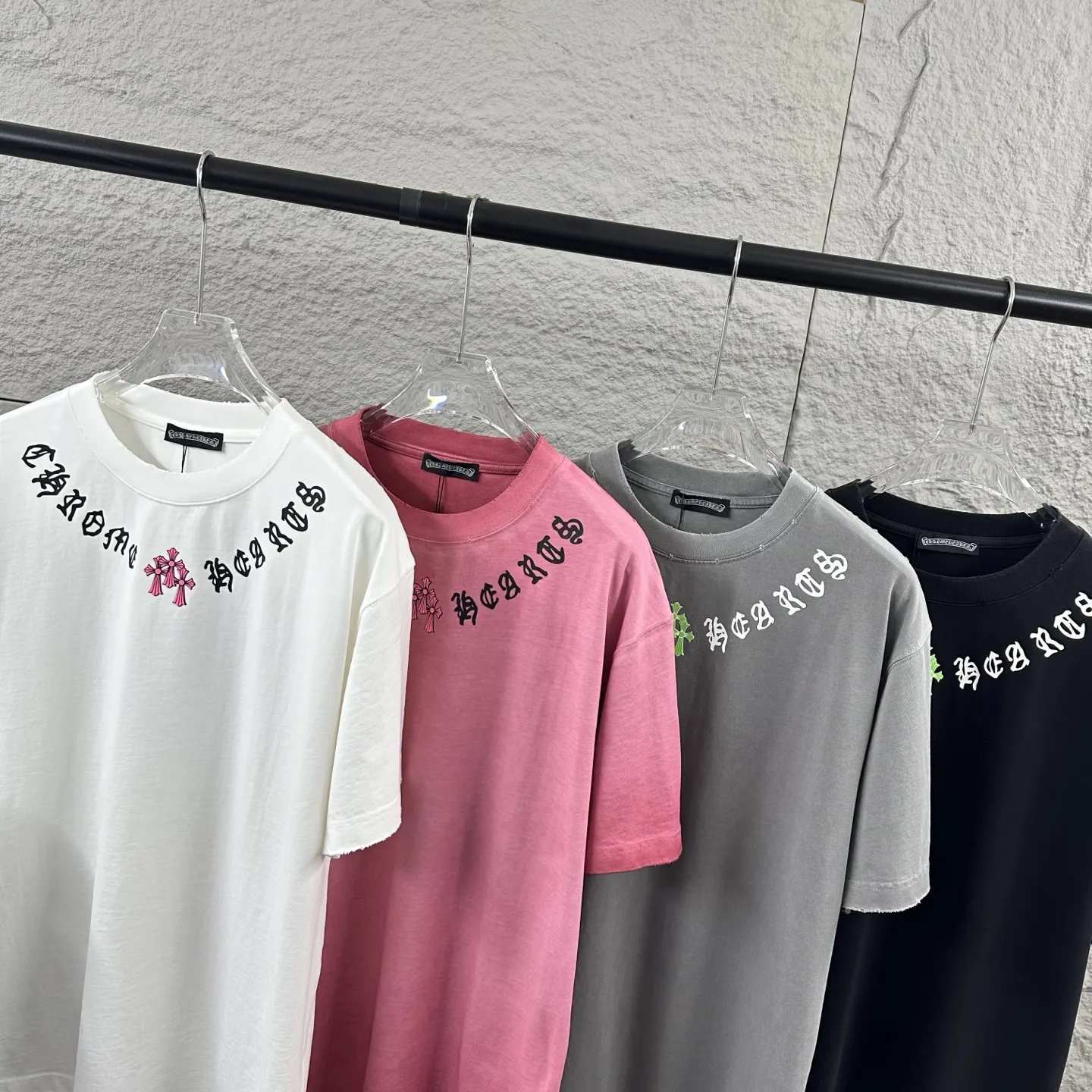 Distressed Logo-Print Cotton T-Shirt D15019739 — view 10