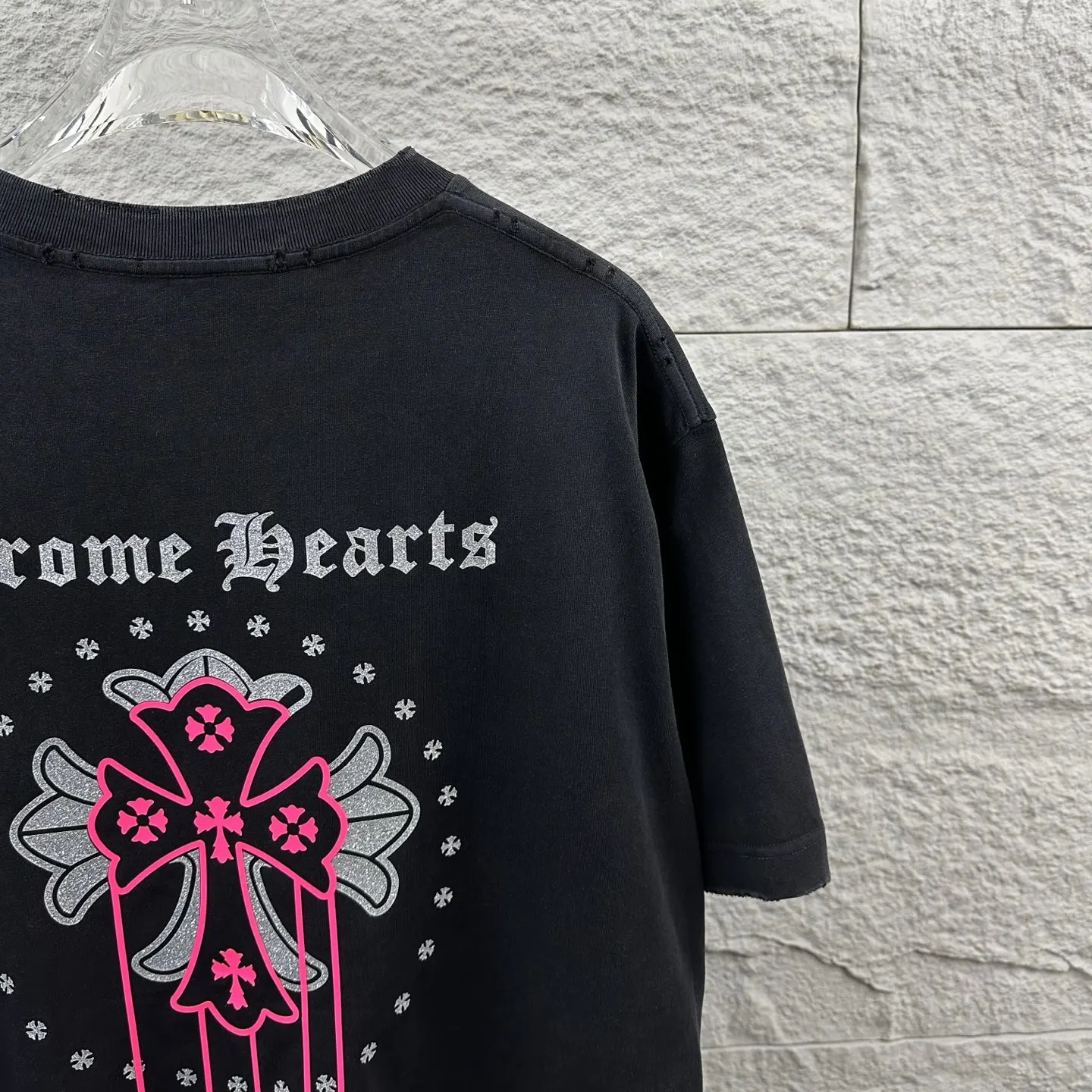 Chrome Hearts Rhinestone Cross Graphic T-Shirt D15019719 — view 7