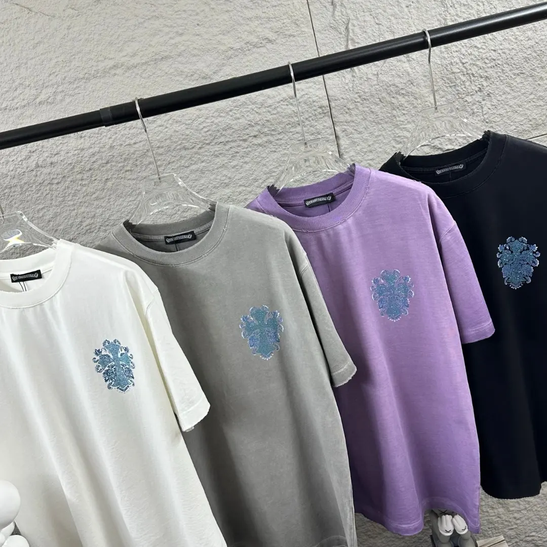 Chrome Hearts Rhinestone Cross Distressed T-Shirt D15019640 — view 6
