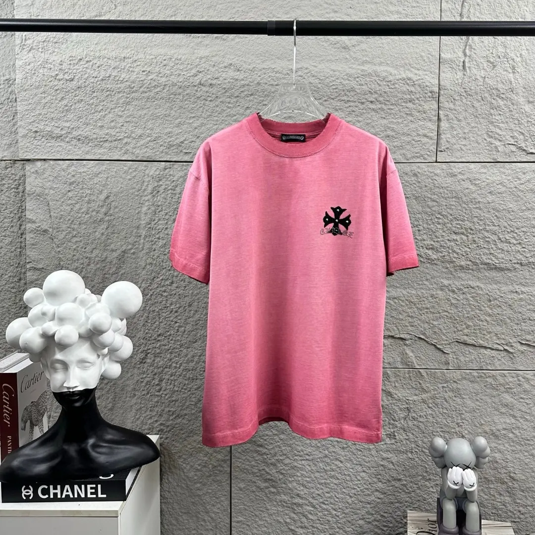 Washed Cotton Rhinestone Horseshoe T-Shirt D15019650 — view 2