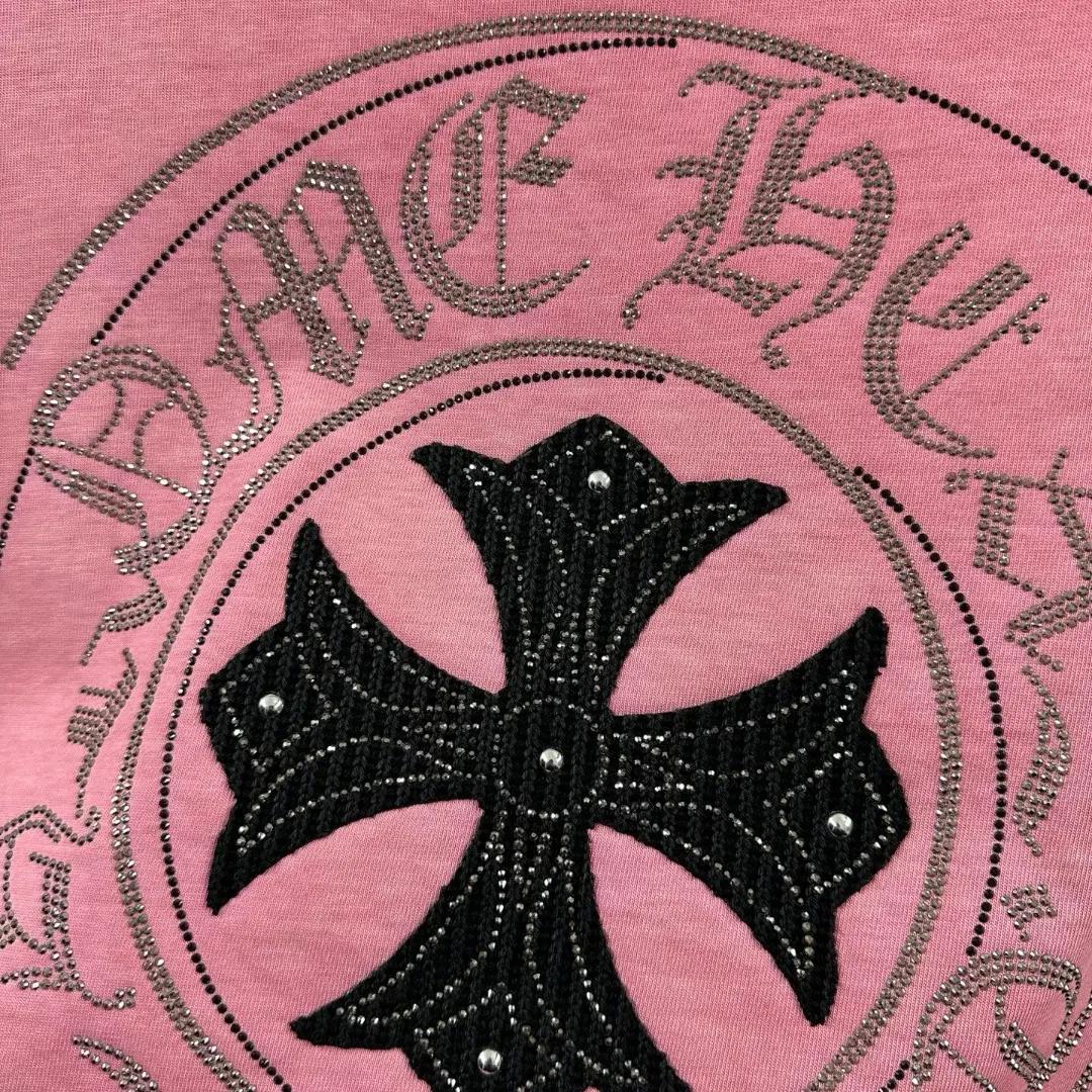 Washed Cotton Rhinestone Horseshoe T-Shirt D15019650 — view 6