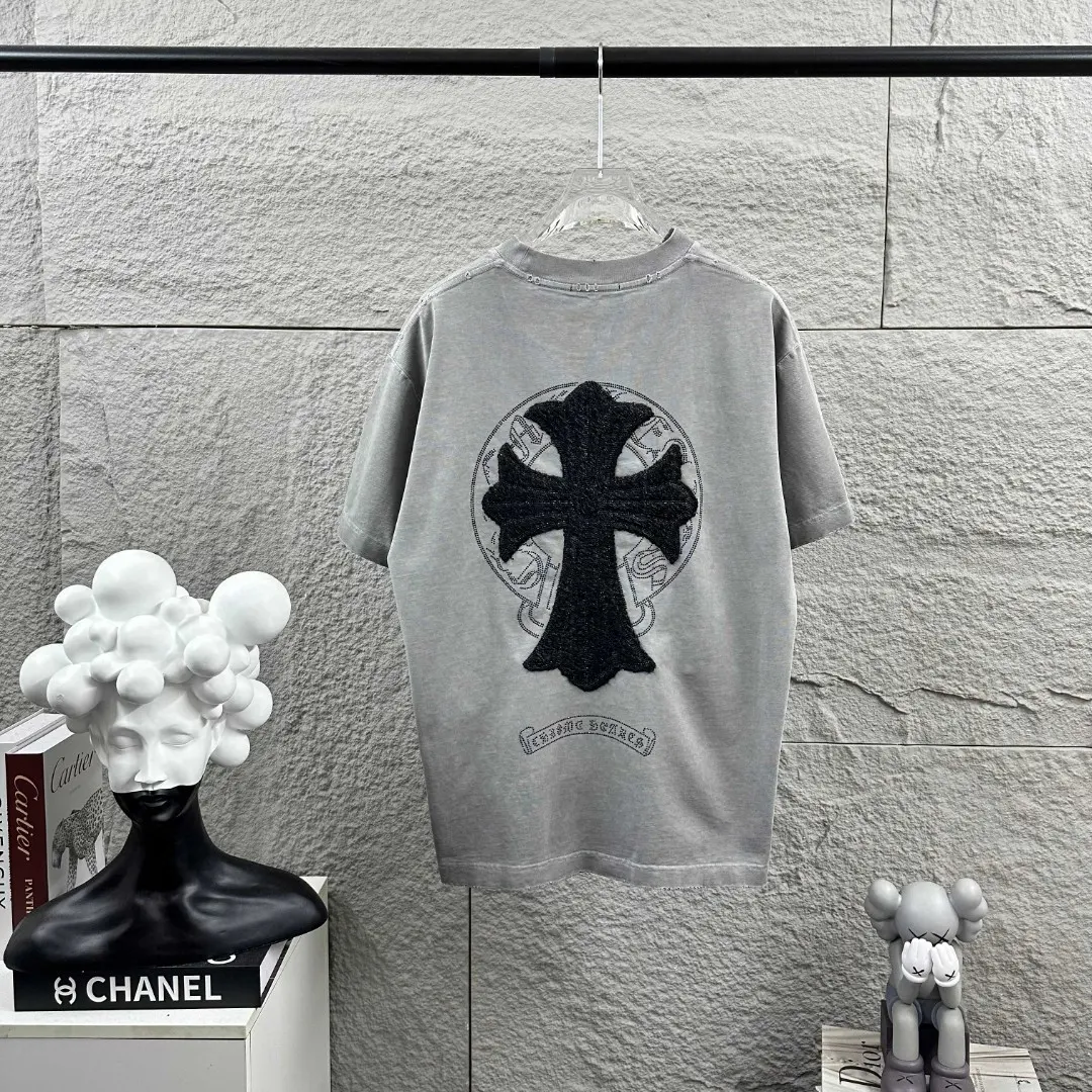 Chrome Hearts Appliqué Washed Cotton T-Shirt D15019709 — view 2
