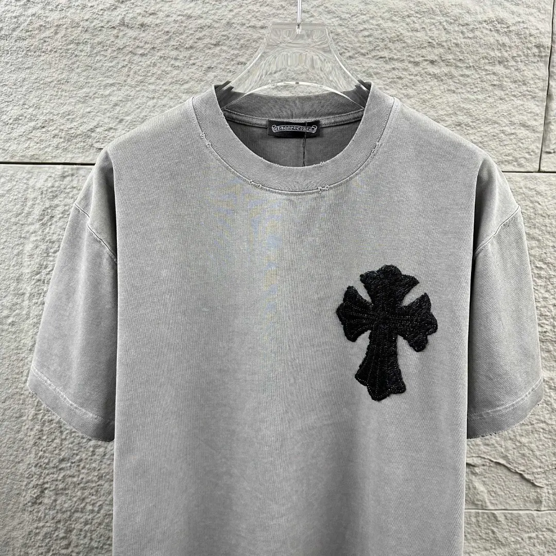 Chrome Hearts Appliqué Washed Cotton T-Shirt D15019709 — view 3