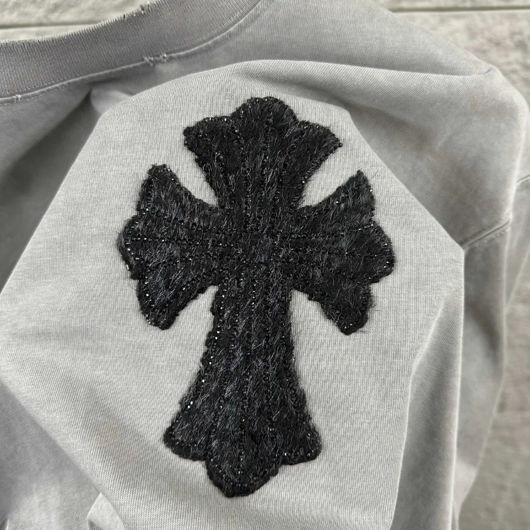 Chrome Hearts Appliqué Washed Cotton T-Shirt D15019709 — view 4