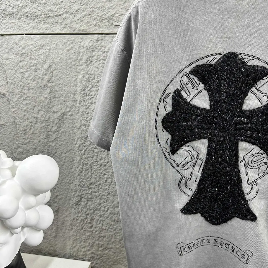 Chrome Hearts Appliqué Washed Cotton T-Shirt D15019709 — view 5