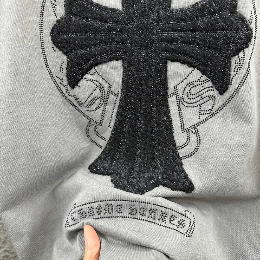Chrome Hearts Appliqué Washed Cotton T-Shirt D15019709 — view 6