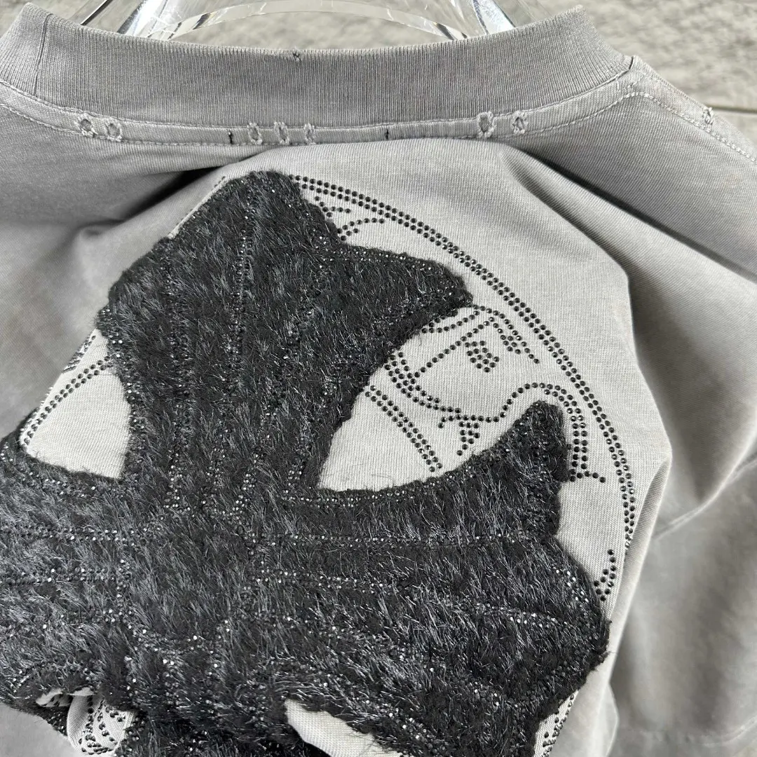 Chrome Hearts Appliqué Washed Cotton T-Shirt D15019709 — view 7