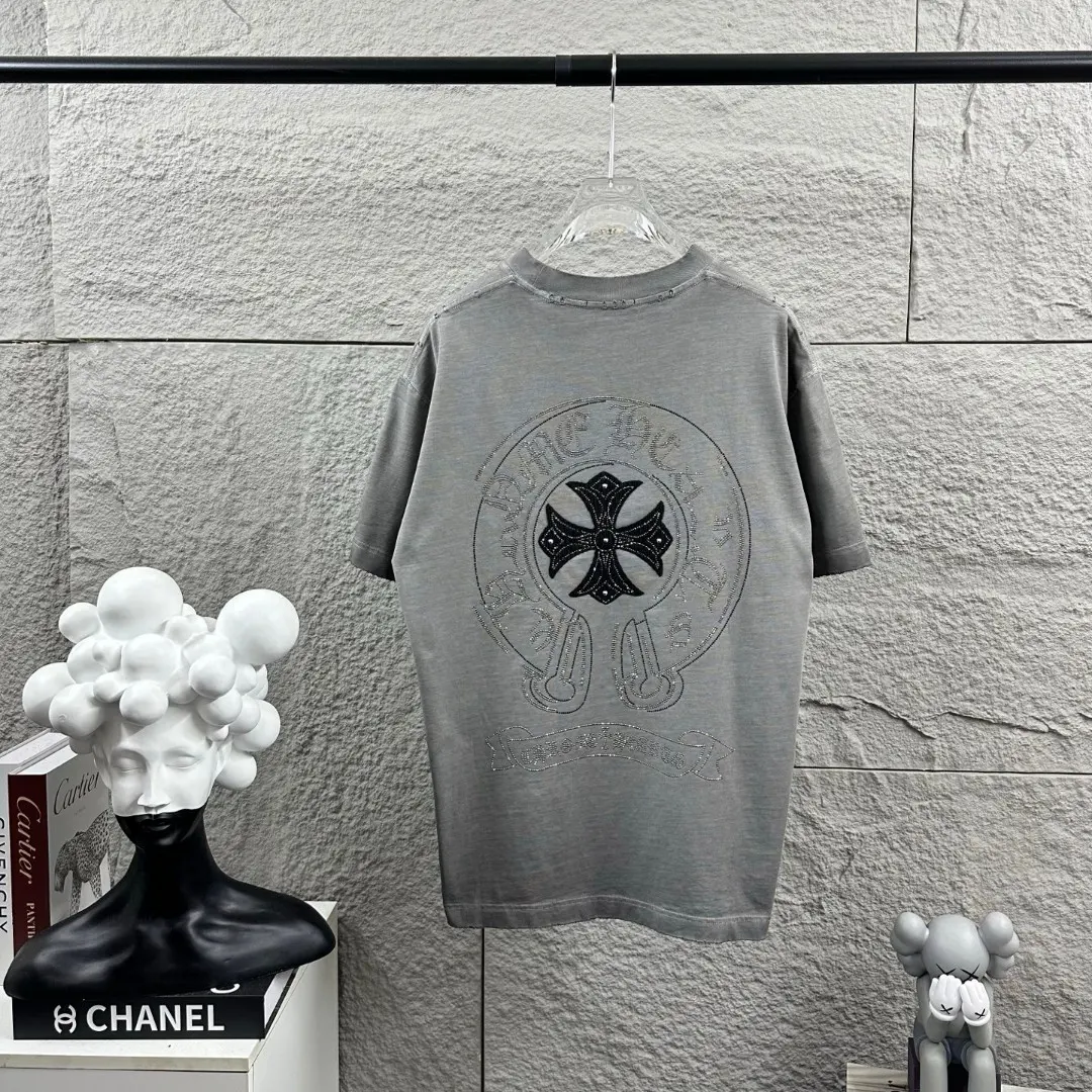 Embellished Logo Cotton T-Shirt D15019651