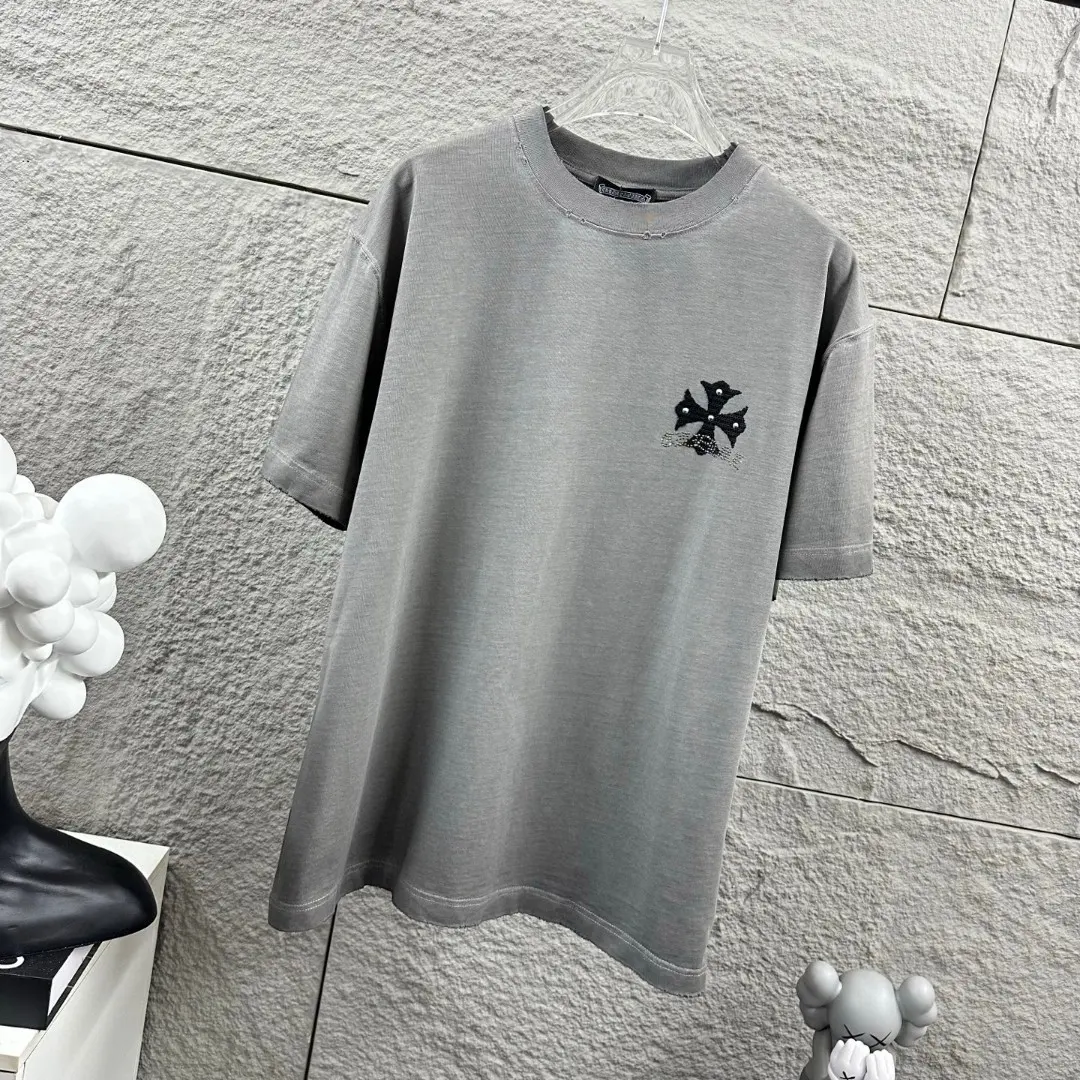 Embellished Logo Cotton T-Shirt D15019651 — view 3