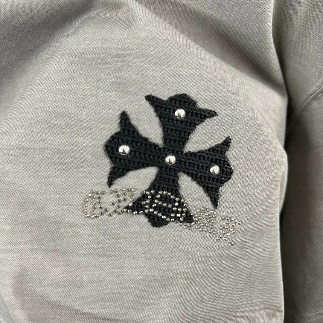 Embellished Logo Cotton T-Shirt D15019651 — view 5
