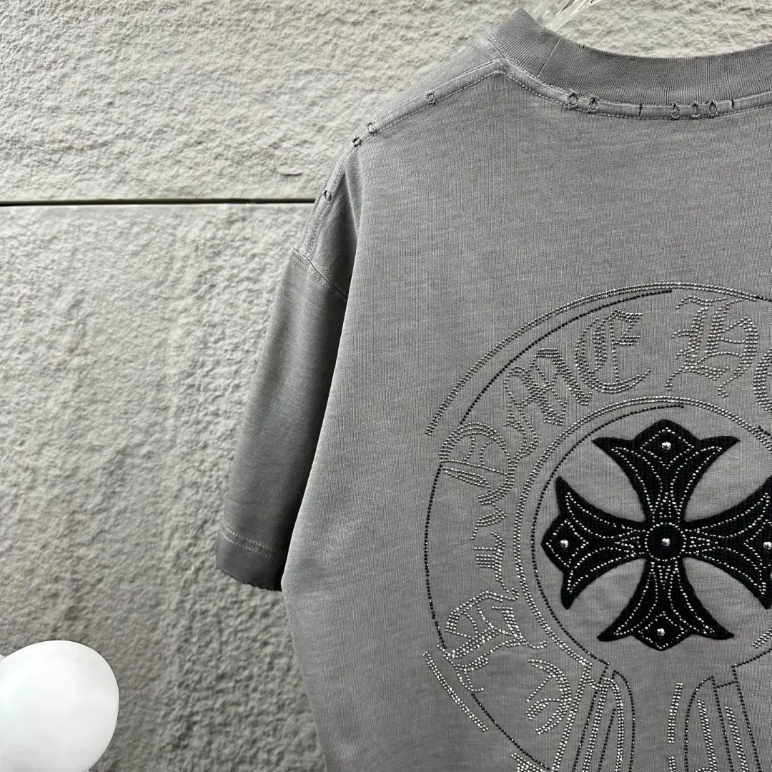 Embellished Logo Cotton T-Shirt D15019651 — view 6