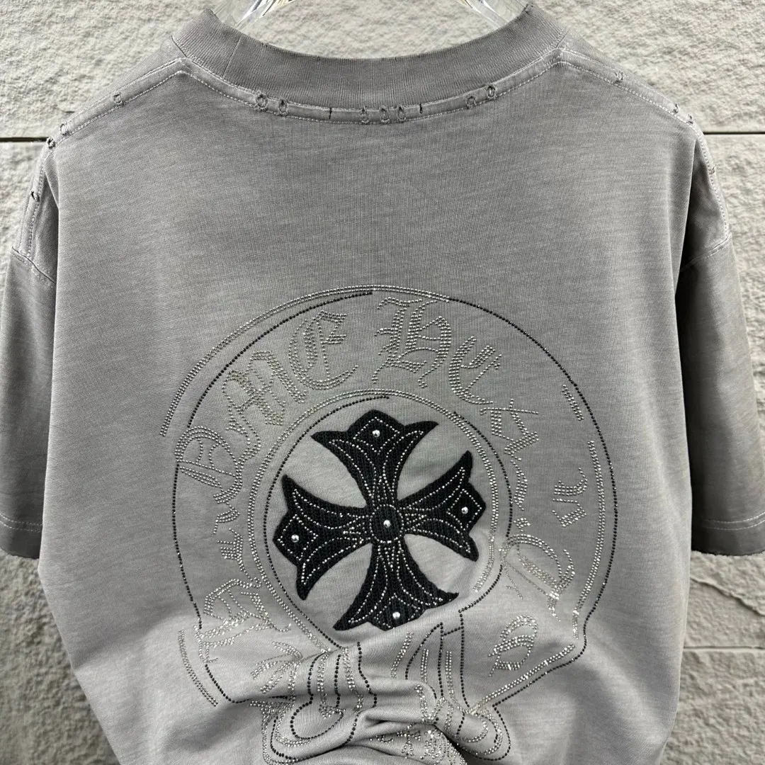 Embellished Logo Cotton T-Shirt D15019651 — view 8