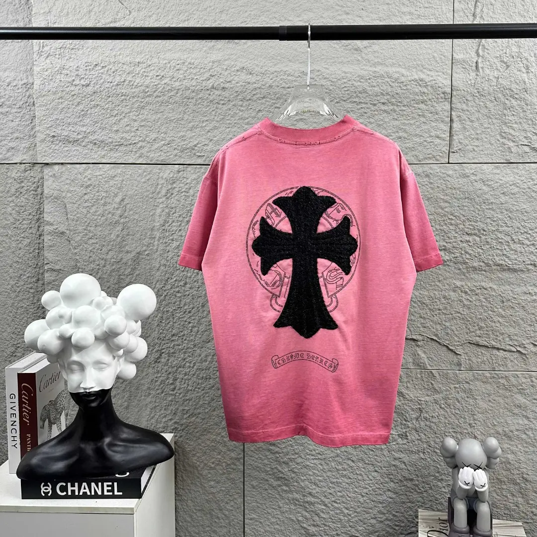 Chrome Hearts Embellished Washed Cotton T-Shirt D15019708
