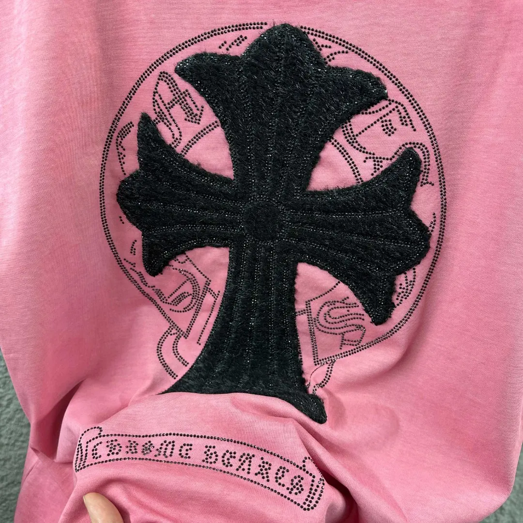 Chrome Hearts Embellished Washed Cotton T-Shirt D15019708 — view 5