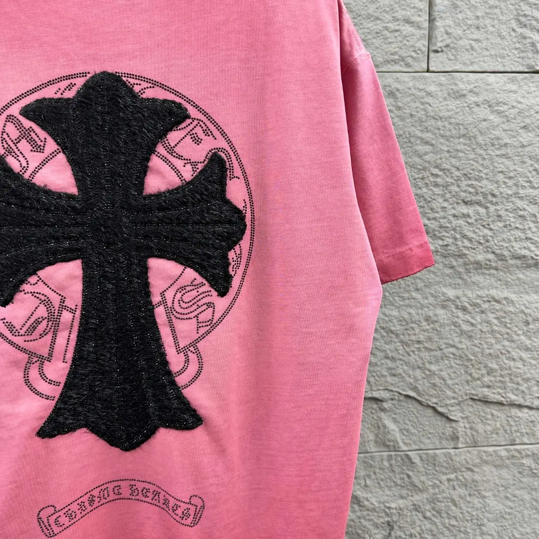 Chrome Hearts Embellished Washed Cotton T-Shirt D15019708 — view 8