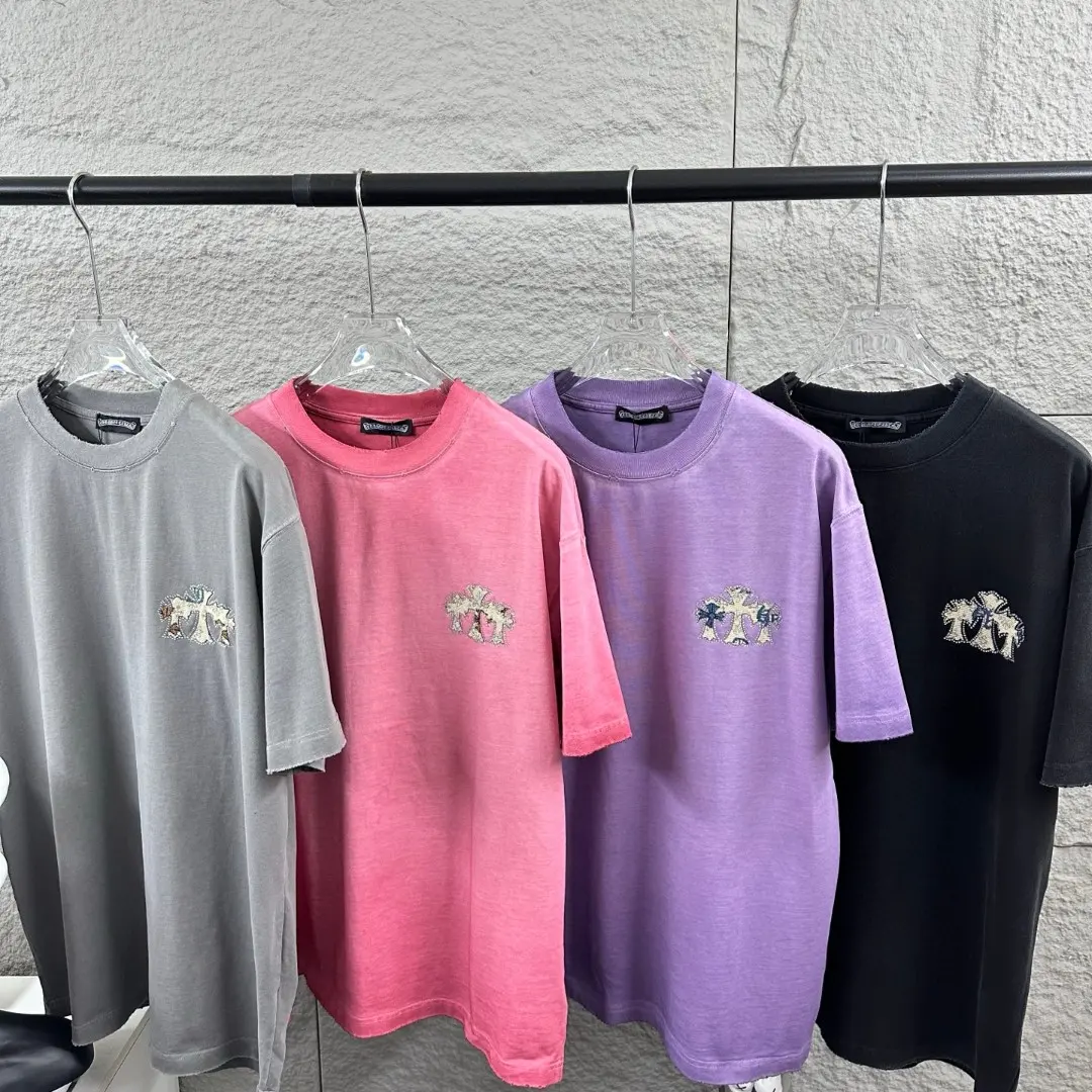 Chrome Hearts Embellished Washed Cotton T-Shirt D15019652 — view 10