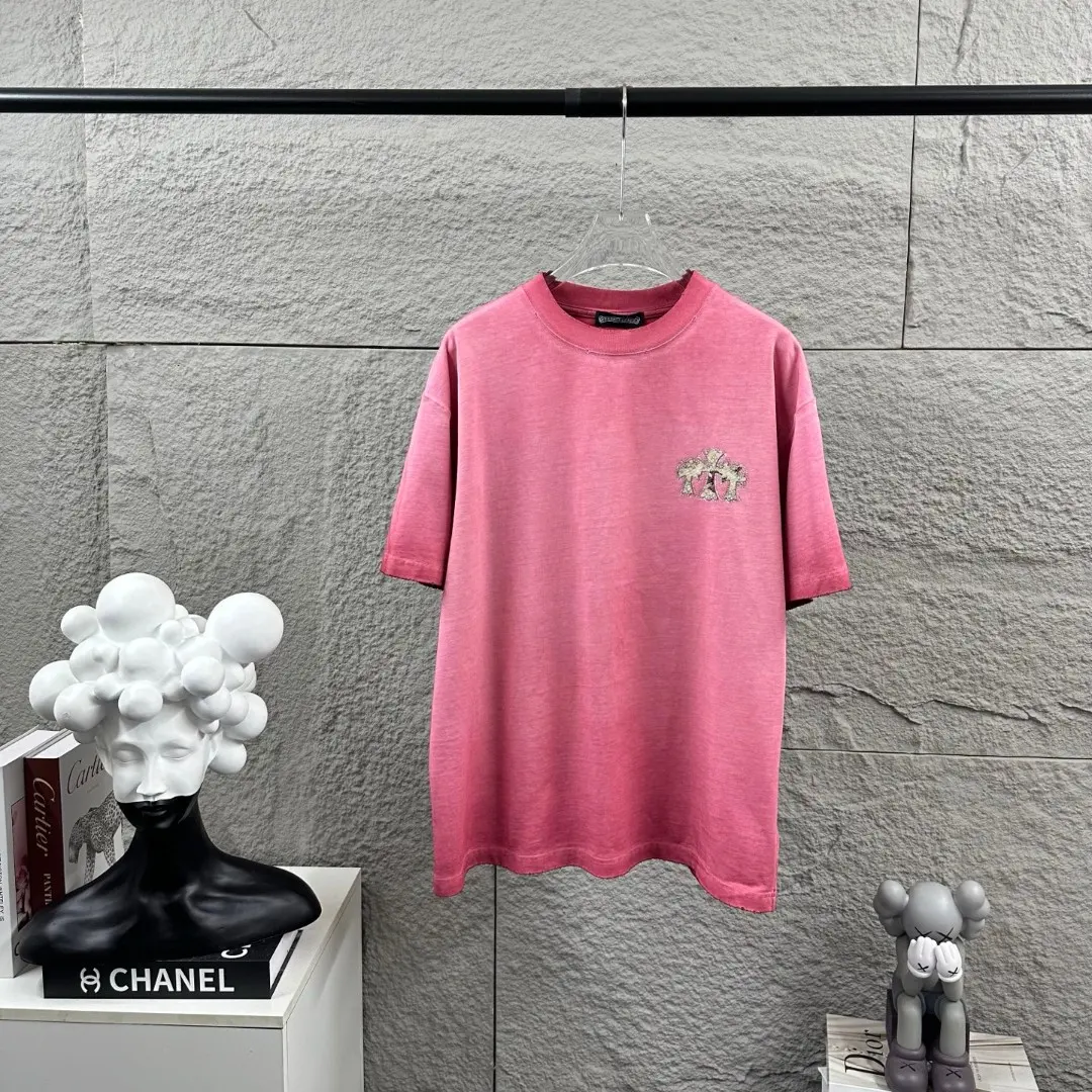 Chrome Hearts Embellished Washed Cotton T-Shirt D15019653 — view 2