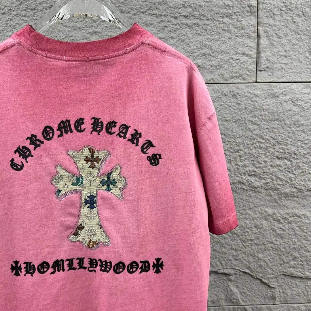 Chrome Hearts Embellished Washed Cotton T-Shirt D15019653 — view 8