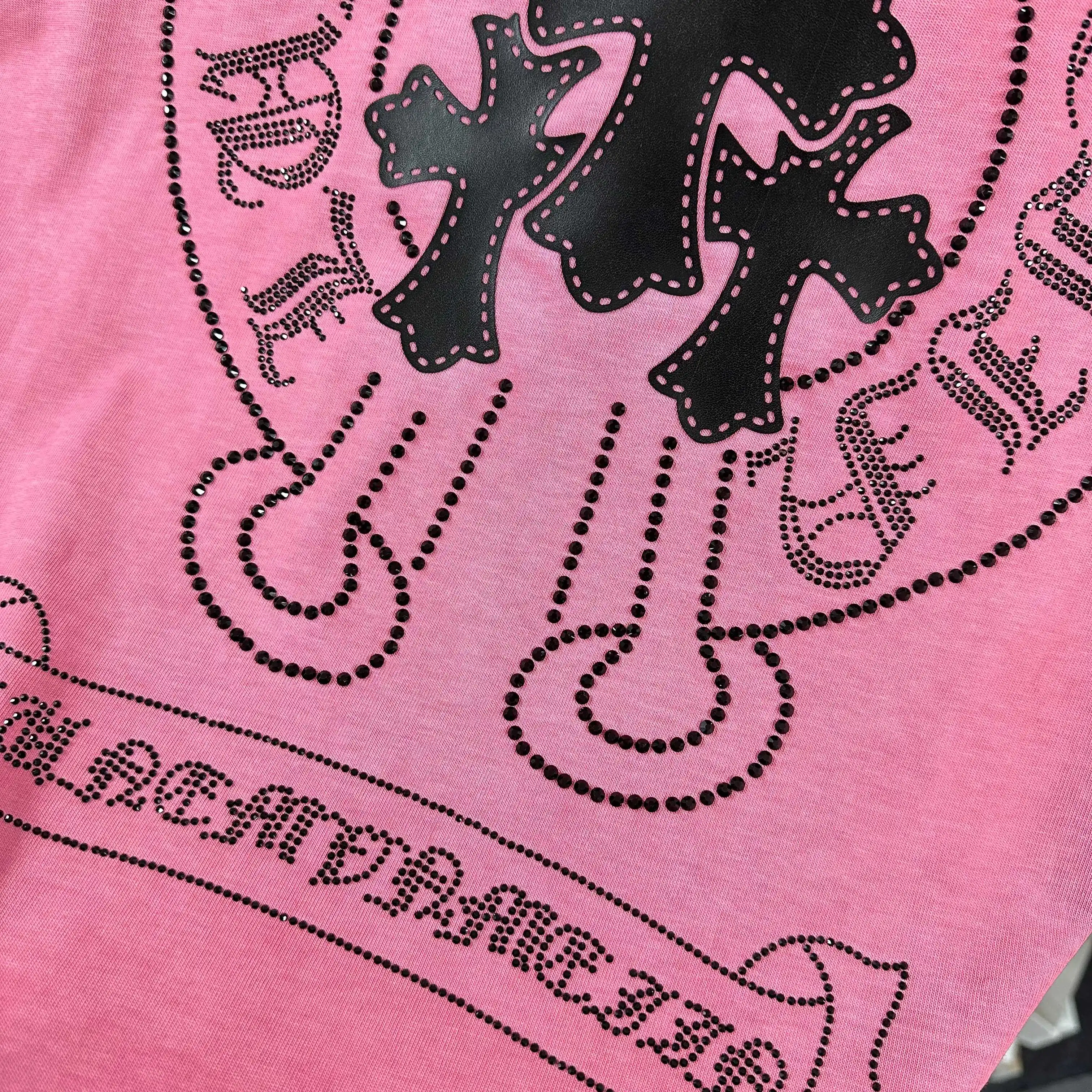 Embellished Distressed Cotton T-Shirt D15012503 — view 5