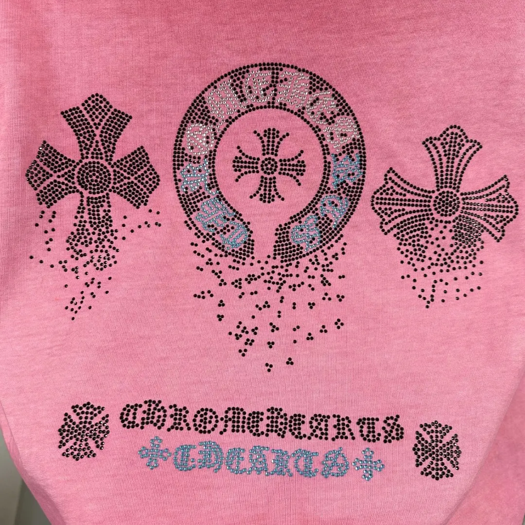 Rhinestone Embellished Washed Cotton T-Shirt D15019692 — view 7
