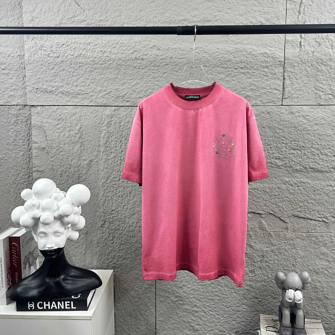 Chrome Hearts Rhinestone Distressed Cotton T-Shirt D15019690 — view 2