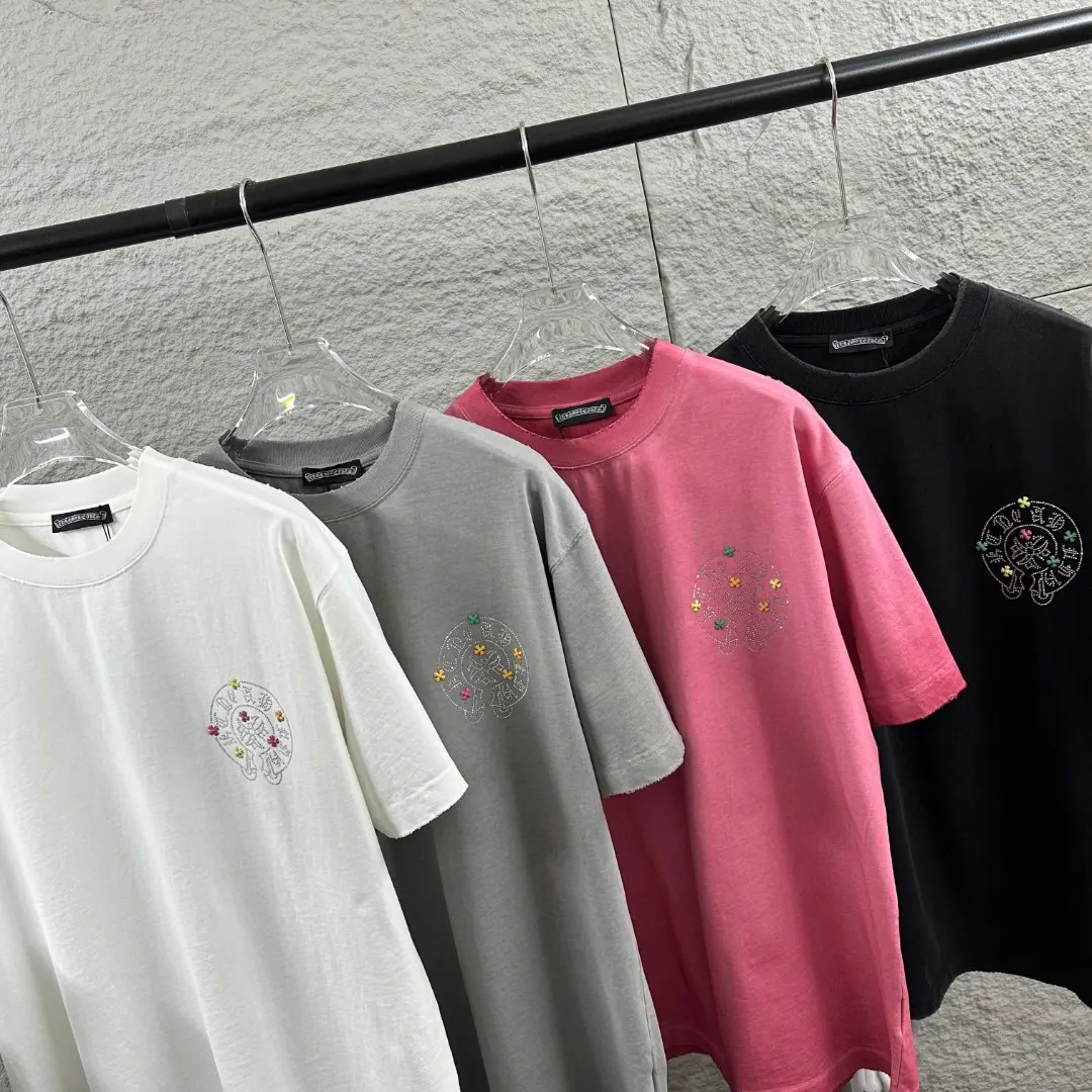 Chrome Hearts Rhinestone Distressed Cotton T-Shirt D15019690 — view 9