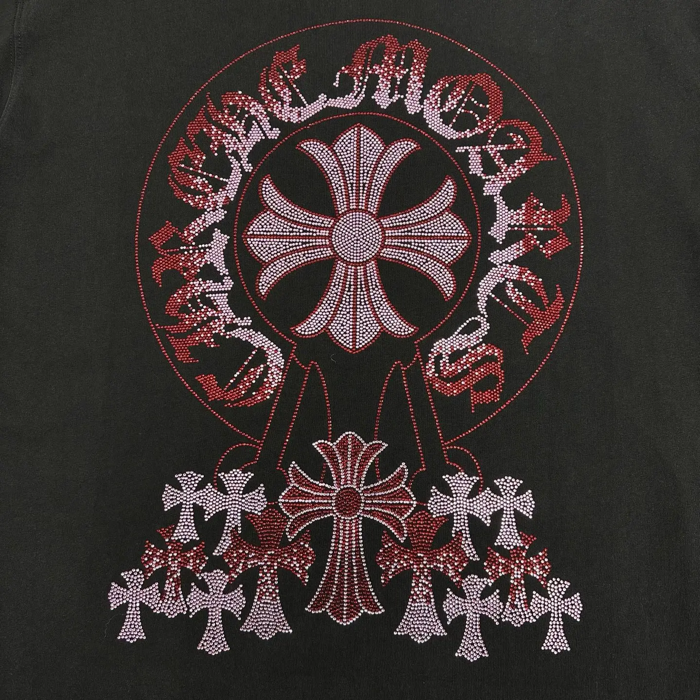 Chrome Hearts Rhinestone Cross Washed T-Shirt D15019723 — view 7