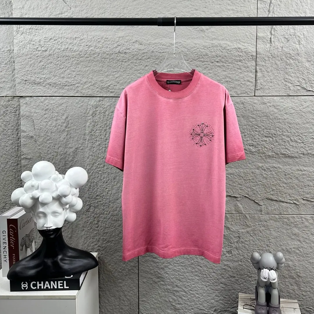 Rhinestone Embellished Distressed Cotton T-Shirt D15019647 — view 2