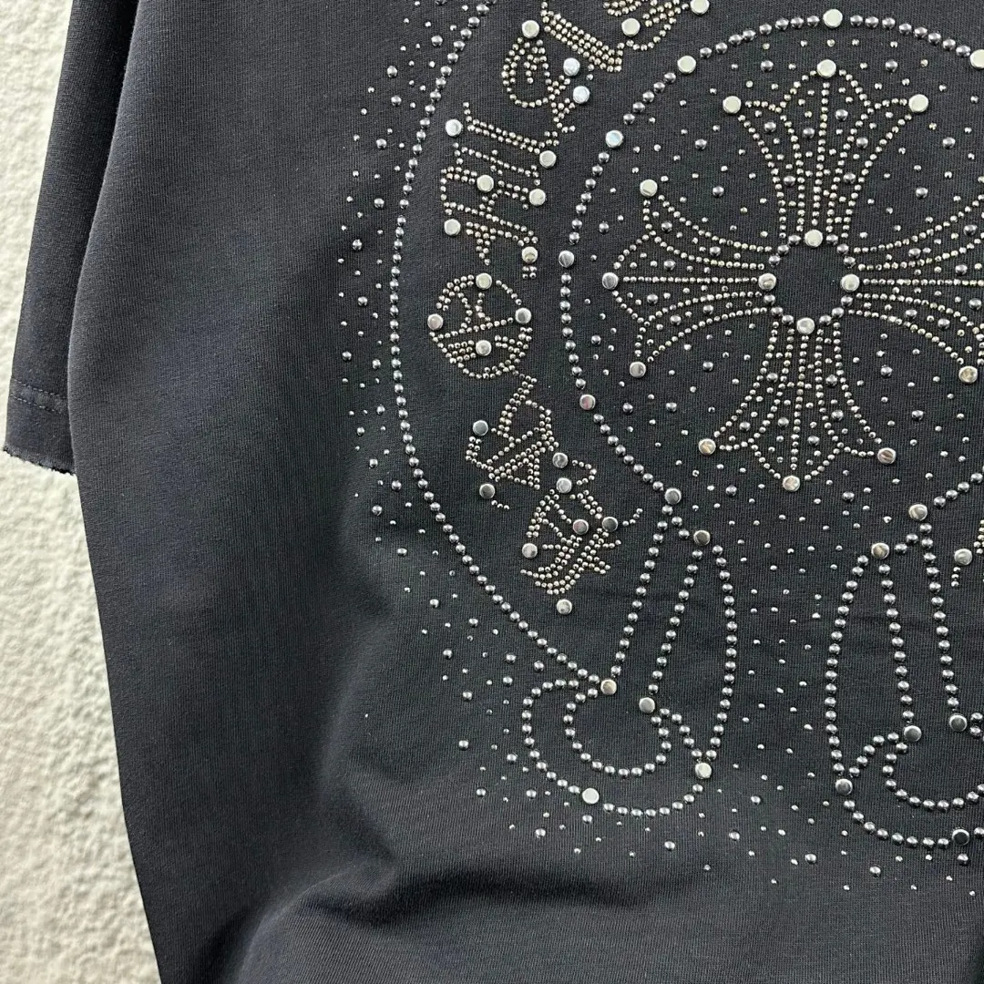 Embellished Logo Washed Cotton T-Shirt D15019644 — view 6
