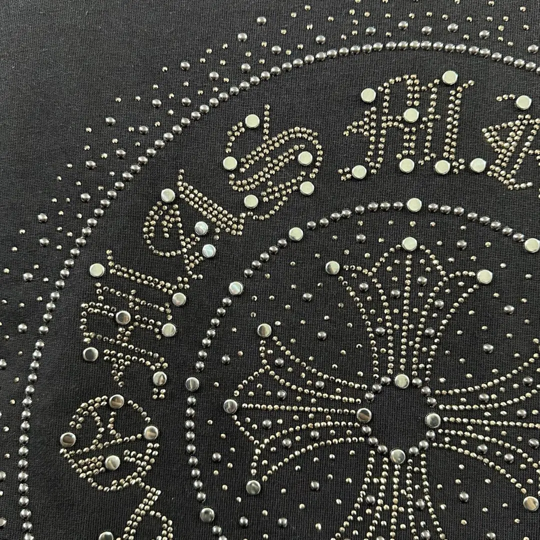 Embellished Logo Washed Cotton T-Shirt D15019644 — view 8