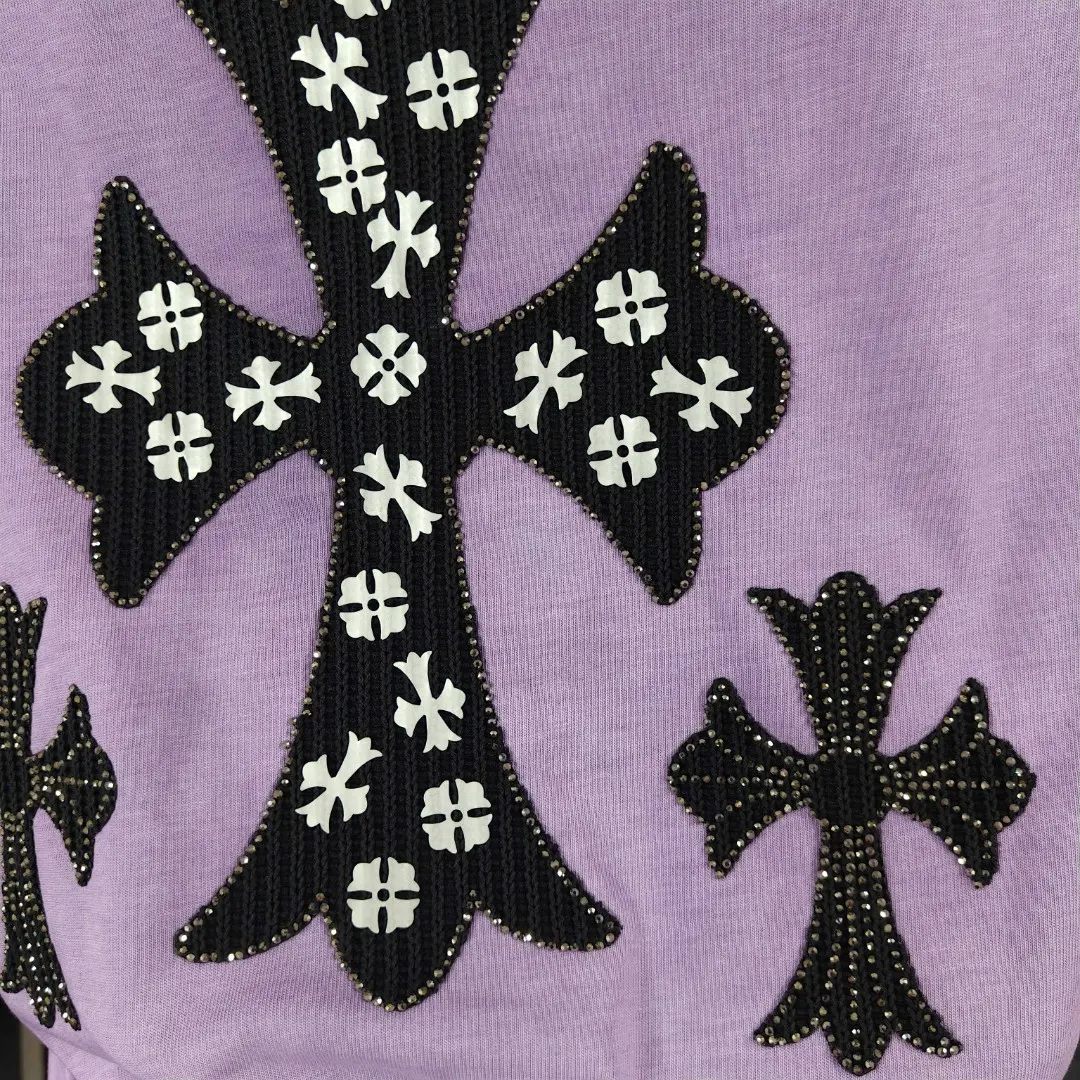 Embellished Distressed Cotton T-Shirt D15019665 — view 8