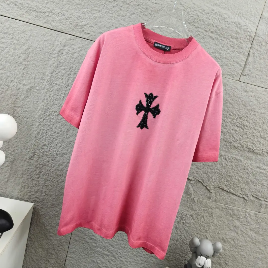 Embellished Distressed Cotton T-Shirt D15019666 — view 11