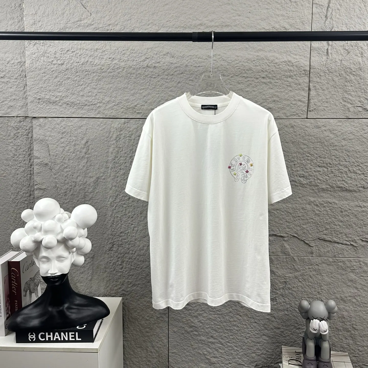 Chrome Hearts Rhinestone Cross Distressed T-Shirt D15019734 — view 3