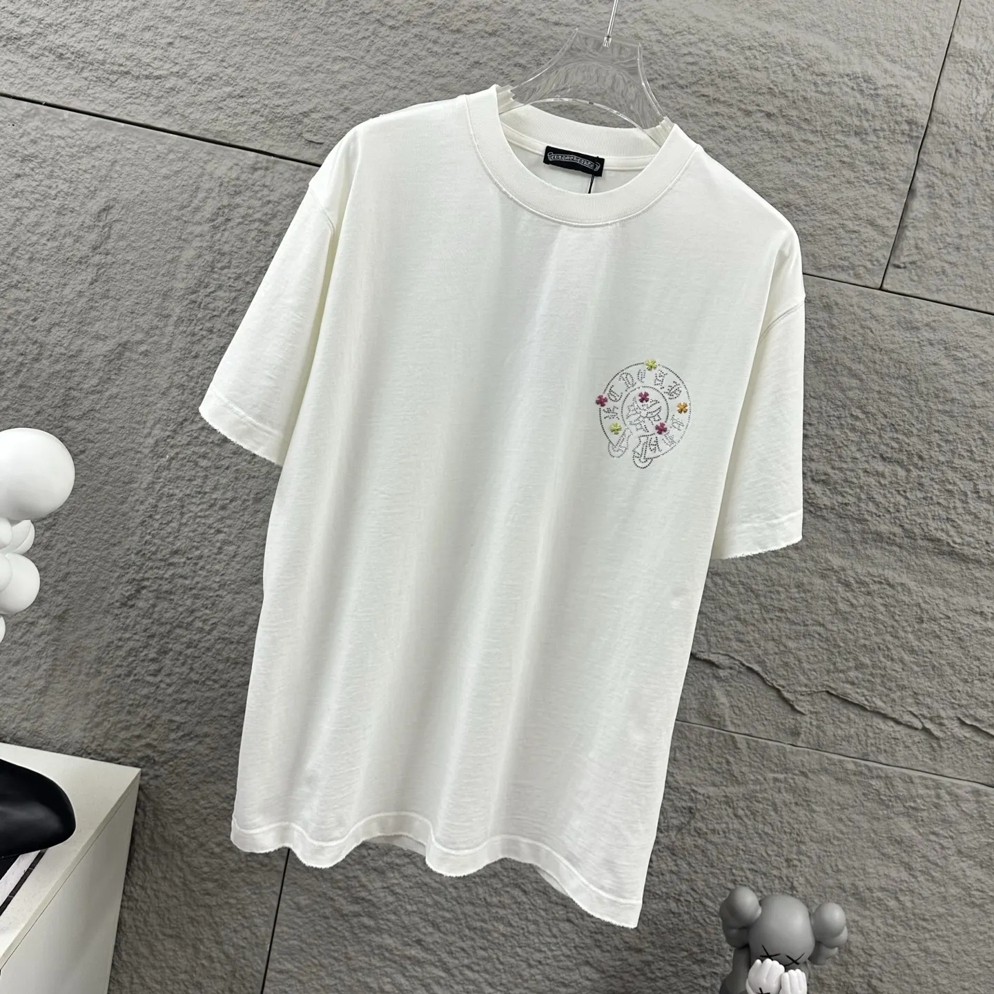 Chrome Hearts Rhinestone Cross Distressed T-Shirt D15019734 — view 11