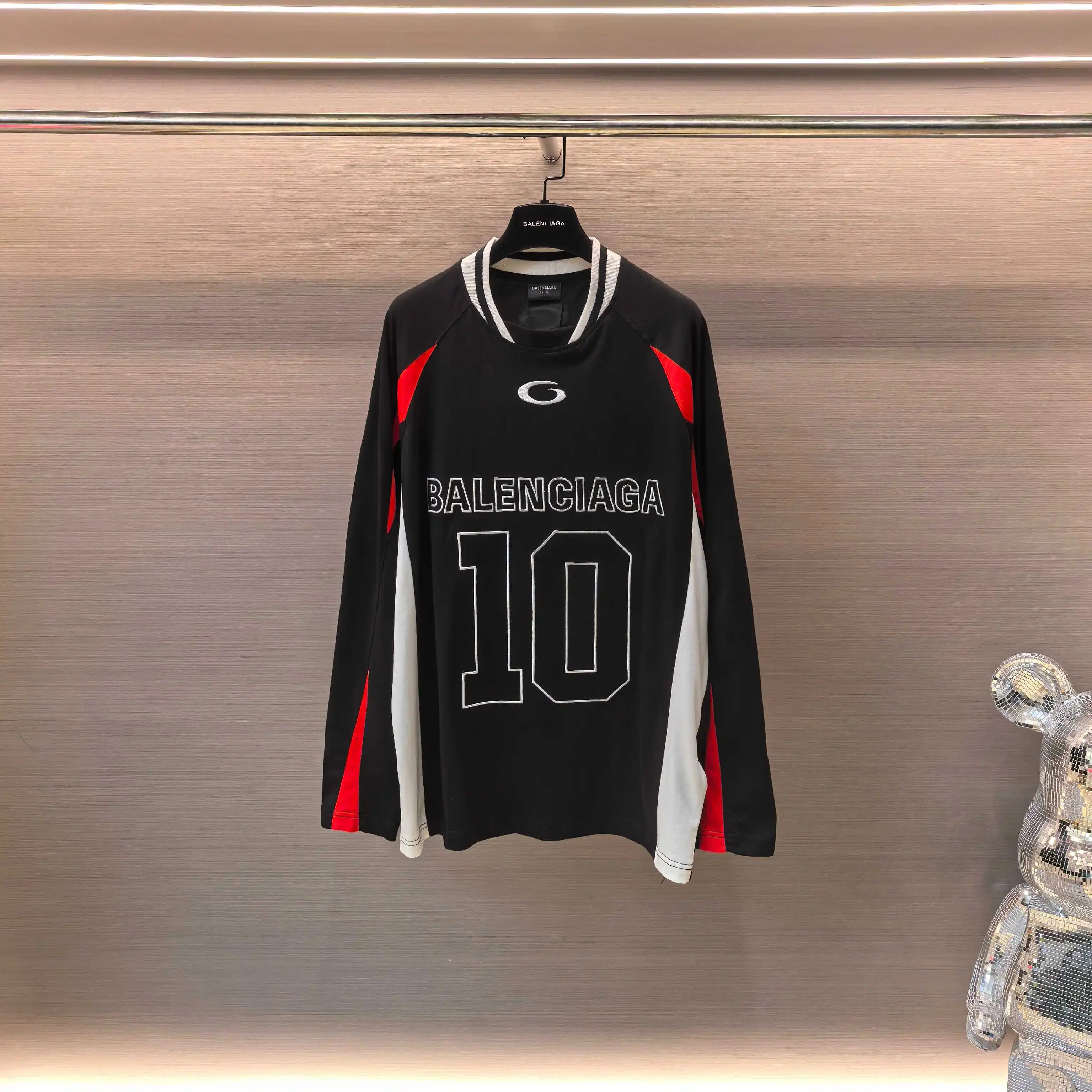 Oversized Embroidered Jersey Sweatshirt D15523661